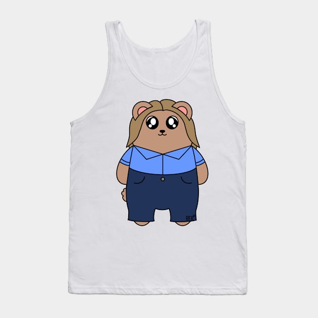 Laurie Strode Bear Tank Top by SentABearToSpace 